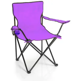 BigDean Campingstuhl Lila
