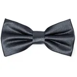 Ladeheid Kinderfliege Kinder Jungen Fliege - Vorgebunden Glänzende BKS (10cm x 5cm) schwarz