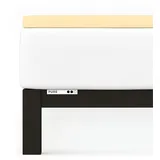 schlafgut Pure Topper Baumwolle 120 x 200 - 130 x 220 cm yellow mid