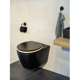 Wenko Bambusa Black MDF