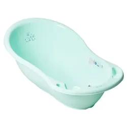 Chipolino Babybadewanne Marea Hase, Ablagefächer, 102 cm lang, ab Geburt grün