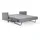 Innovation Living Schlafsofa Cubed mit Armlehnen Stoff Grau Granit 140 cm