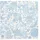 Papstar Servietten "ROYAL Collection" 1/4-Falz 40 cm x 40 cm blau Paisley