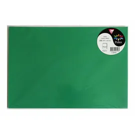 Clairefontaine 26123C - Packung mit 5 Bögen Briefpapier Pollen DIN A4 21x29,7 cm, 120g, ideal für Ihre Einladungen und Korrespondenz, Premium glattes Papier, Tannenbaumgrün, 1 Pack