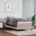 vidaXL Boxspringbett 100 x 200 cm Braun
