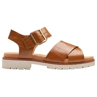 CLARKS Damen Orinoco Cross Sandale, Tan Interest, 41 EU