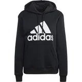 Essentials Big Logo Hoodie SCHWARZ WEISS L