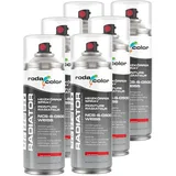 Roda Color Heizkörperspray NCS S 0500 Weiss Sprühlack 6er Set - 400ml Spraydose