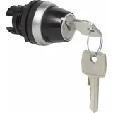 BACO Schlüsselschalter Frontring Kunststoff, verchromt Schwarz, Chrom 1 x 45° 1St.