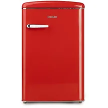 Domo DO91703R Retro-Kühlschrank (120 l, 892 mm hoch, Rot)