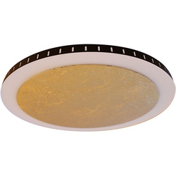 Eco-Light LED-Deckenleuchte MOON Alu, Eisen, Stahl & Metall Gold 30 cm