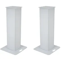 Eurolite 2x Stage Stand 100cm weiß
