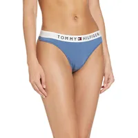 Tommy Hilfiger Damen Thong Tangahschen, Eisen Blau, XS EU - XS