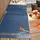 Lashuma Lima Handtuch 100 x 200 cm blau