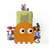 Xozoyo Oktopusform Tonie Regal vollständig magnetisches Toniebox Regal für mehr als 30 Figuren + Box Tonieregal für Mädchen und Jungen in orange tonieregal zum hinstellen (Süßer Oktopus)