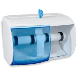 Toilettenpapierspender Funny - Kunststoff - weiß - 2 Rollen