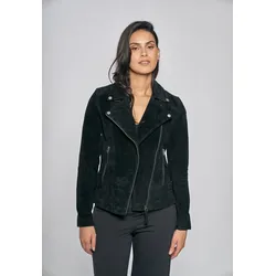 Lederjacke FREAKY NATION "Taxi Driver-FN", Damen, Gr. S (36), schwarz, Oberstoff: 100% Leder; Futter: 100% Polyester, figurbetont, Jacken