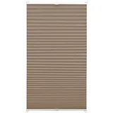 GARDINIA Plissee mit 2 Bedienschienen, Taupe, 70 x 130 cm