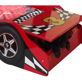 Vipack Autobett Race Car 70 x 140 cm rot