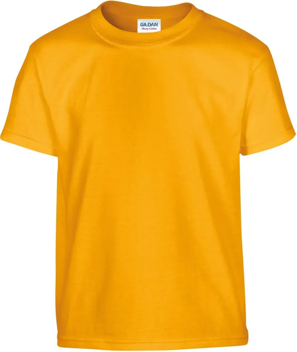 Gildan Kinder Heavy Cotton Youth T-Shirt 5000B gold XS (140/152)