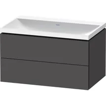 Duravit Möbel-Set L-Cube 80x48x48cm, o Hahnl., graph ma, 2 Schub.