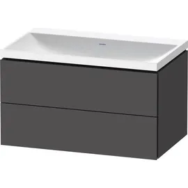 Duravit Möbel-Set L-Cube 80x48x48cm, o Hahnl., graph ma, 2 Schub.
