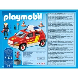Playmobil Brandmeisterfahrzeug mit Licht und Sound