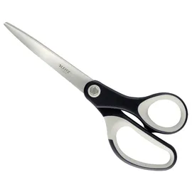 Leitz Titan Schere, Hochwertige Haushaltsschere mit ergonomischem Griff, Klingen aus rostfreiem Stahl, Für zu Hause, Büro und Schule, Länge 20,5 cm,