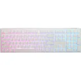 Ducky One 3 Classic Pure White PBT, LEDs RGB, MX SPEED RGB Silver, USB, DE (DKON2108ST-PDEPDPWWWSC1)