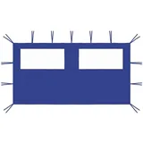 Pavillon-seitenwand Mit Fenstern 4x2 M Blau