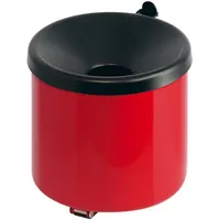 ReinigungsBerater Wandaschenbecher, selbstlöschend, Stahl, rot, schwarz