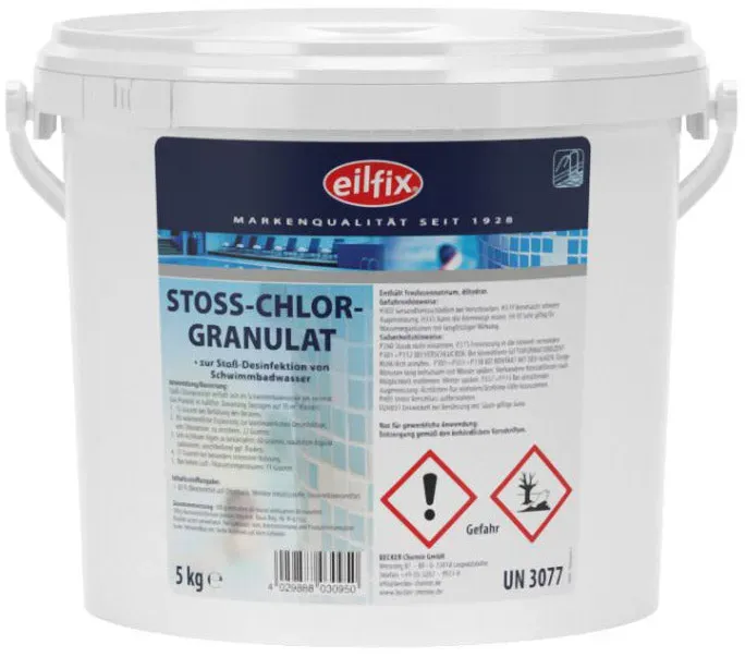 Eilfix Stoss-Chlorgranulat zur Wasserdesinfektion