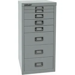 Bisley Schubladenschrank MultiDrawer A4 8 Schübe silber