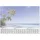 Sigel Schreibtischunterlage Beach 2026/2027/208 blau Papier 59,5 x 41,0 cm 30 Blatt