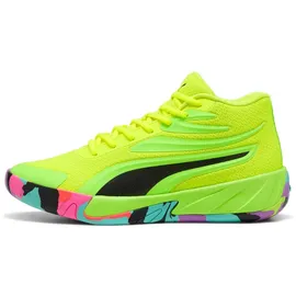 Puma Court Pro Marble Basketballschuhe gelb, Größe 46