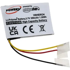 Powery Akku für Fernbedienung/Remote-Control GoPro ARMTE-001, ARMTE-002