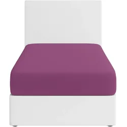 Benetton - Spannbetttuch 100/200+30 cm Lila Regenbogen