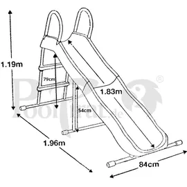Intex Rutsche Intex 196 x 84 x 119 cm Blau