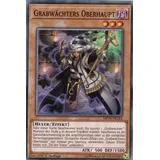 TCG - Grabwächters Oberhaupt - Common - DE - im Set mit Ultrapro Toploader - Yugioh - Sammlerkartei-Spiel - Kartenspiel - Yugioh Card - 1 Stück