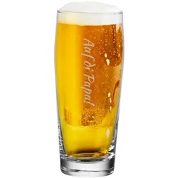Gravur Willi Becher Bierglas 0,5 l mit Namensgravur - 1 Stück