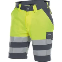 DASSY DASSY® Venna Warnschutz-Shorts zementgrau/neongelb, - 64