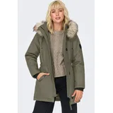 Only ONLIRIS FUR WINTER PARKA Damen Beige M