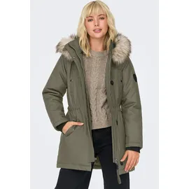 Only ONLIRIS FUR WINTER PARKA Damen Beige M