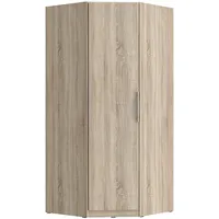 Forte Eckschrank Cadixo 94,2 x 212,9 x 94,2 cm Eiche