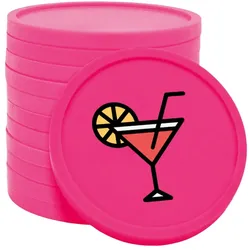 CombiCraft Wertmarken Chips Cocktail - 100 Stück - 29 mm Durchmesser