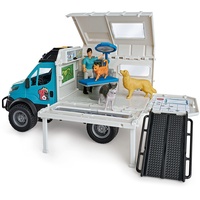 DICKIE Toys - Tierarzt-Fahrzeug Animal Rescue - Mobile Tierarztpraxis mit beweglicher Spielzeug-Figur und Tieren, für Kinder ab 3 Jahren