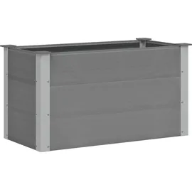vidaXL Garten-Hochbeet WPC 100 x 50 x 54 cm Grau
