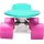 Star-Skateboard Star Skateboard Kicktail Blau/Pink