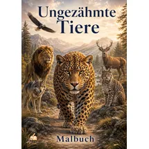 dhamma verlag Ungezähmte Tiere Malbuch 50 St.