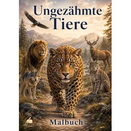 dhamma verlag Ungezähmte Tiere Malbuch 50 St.